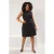 Trendyol Curve Dames Zwart Effen Kort / Mini Mouwloos Casual Recht Grote maten Jurk