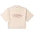 Off-white Geborduurd Honkballogo Cropped Tee Beige