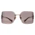 Miu Miu MU54YS 5AK06I goud lichtpaars bruin zonnebril