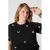 MS Mode T-shirt Plus Size – zwart