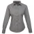 Premier Dames/Dames Popeline Blouse met Lange Mouwen (Donkergrijs)