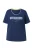 Ulla Popken Shirt  blauw / geel / grijs