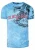 gewassen T-shirt met adelaarprint
