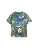 Desigual Shirt  lichtblauw / groen / poederroze / zwart