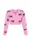 MYMO Gebreid vest  pink / zwart
