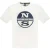 North Sails Witte Katoenen T-Shirt voor Mannen