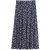 White Stuff Jada Eco Vero Jersey Skirt Navy Print