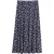 White Stuff Jada Eco Vero Jersey Skirt Navy Print