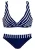 LASCANA Bikini  navy / wit