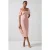 LK Bennett Paige Midi Dress Pale Pink