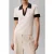 Calvin Klein Woven Label Short Sleeve Polo Tofu