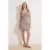 TRENDYOLMİLLA Dames Bruin Geruit Kort / Mini Mouwloos Casual A-lijn Jurken