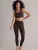 Hey Honey Leggings ‘Cropped’  donkerbruin