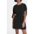 The Kooples Short Dress Short Sleeves Elastic Size Black