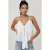 V-hals Zachte Blouse met Strikdetail