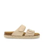 Red Rag suède slippers beige