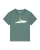 Watapparel Shirt ‘ Alien on a paper plane ‘  groen / gemengde kleuren