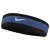 Nike Swoosh Stretch Hoofdband (Zwart/Blauw/Wit)