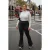Trendyol Curve Dames Zwart Effen Flared Hoge taille Grote maten Broeken