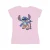 Disney Dames/Dames Lilo & Stitch Bermuda Shorts Katoenen T-Shirt (Baby Roze)