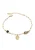 faina Armband  goud / zwart