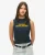 Superdry Vrouwen Slimfit Sport Luxe Graphic Tanktopje Blauw