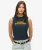 Slimfit Sport Luxe Graphic Tanktopje Blauw