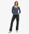 Athletic Essentials Stripe Joggingbroek met Wijde Pijpen Blauw