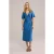 We Fashion Dress Mid Length Blue
