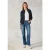Cecil Dames Jas met structuur in Blauw