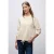Street One Dames Sweater met ronde hals in Beige