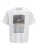JACK & JONES Shirt  sand / lichtblauw / zwart / wit