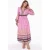 Florale Maxi Jurk met Ceintuur