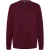 Boss Heren Crew Neck Regular Sweatshirt met lange mouwen (Donkerrood)
