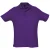 SOLS Heren Zomer II Pique Poloshirt met korte mouwen (Donkerpaars)