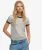 Athletic Essentials Ringer T-shirt met Grafische Print Grey