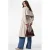 PIECES trenchcoat jas met ceintuur beige