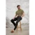 TRENDYOL MAN Heren Kaki Effen Kort Regular fit Poloshirts
