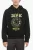 Fleece katoenen Easy Fit ZOD AC hoodie in zwart