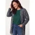 Miss Etam Plus gebreid vest met print – donkerblauw