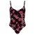 Nike Eendelig badpak met bloemenpatroon voor dames (Middernacht marine)