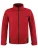 normani Funktionele fleece-jas ‘Ivalo’  rood / zwart