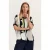 Bugatti Damen Blouse met korte mouwen en grafische print van 100% viscose