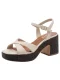 Tamaris Sandalen met riem  beige