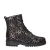Gabor Comfort Optifit nubuck veterboots met panterprint brons metallic/zwart