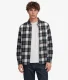 Katoenen Lumberjack Overhemd met Lange Mouwen White