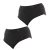 2er-Pack Höschen mit hoher Taille und elastischem, atmungsaktivem Stoff 1031893 für Damen
