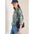 3/4-mouwen blouse met patchworkprint