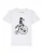 watabout.kids Shirt ‘T-Rex auf Fahrrad’  zwart / wit