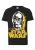 LOGOSHIRT Shirt ‘C-3PO’  goudgeel / zwart / wit
